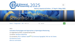 HS1.2.1 - Innovative Technologies and Approaches in Hydrological Monitoring